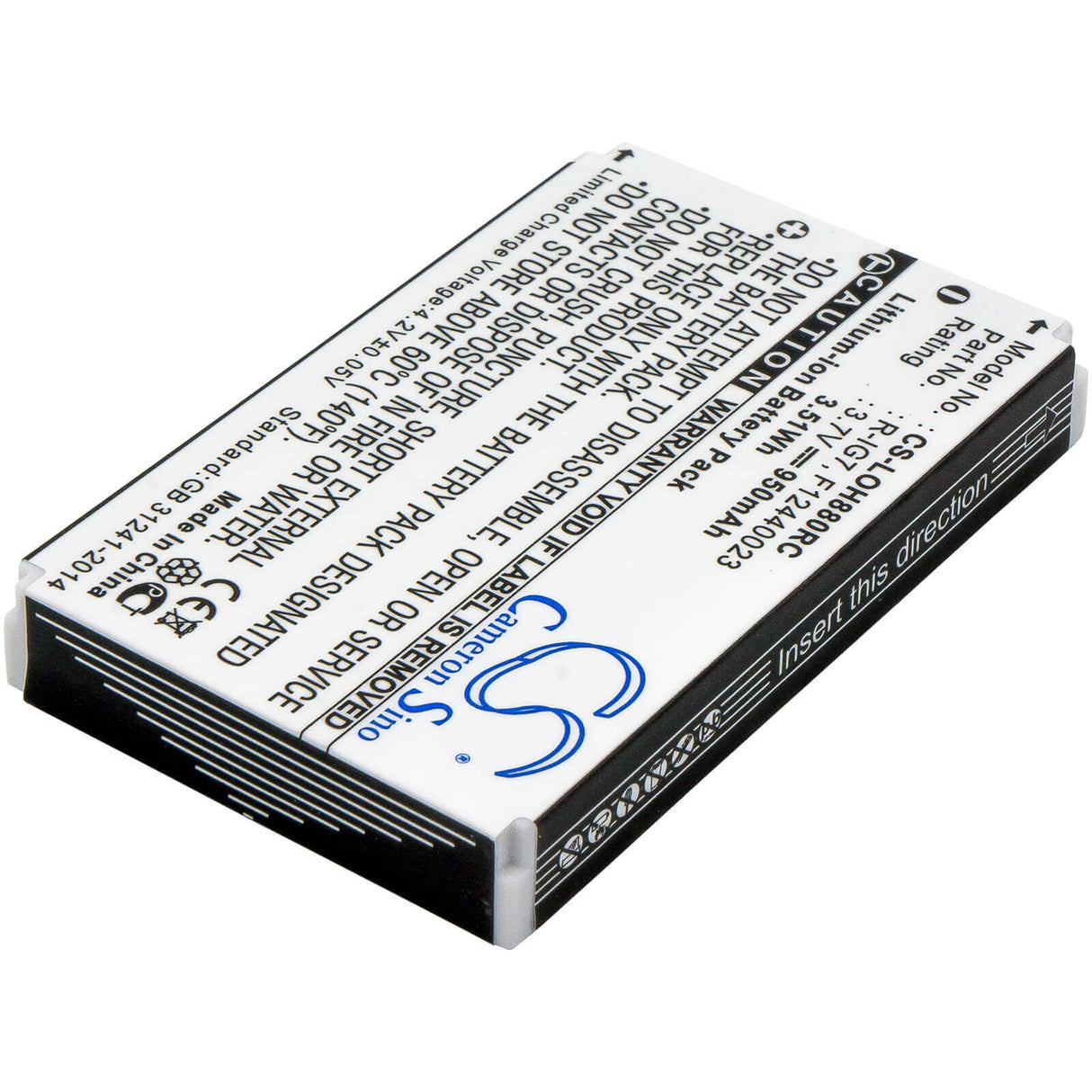 Battery For Logitech Harmony One, Harmony 880 3.7v, 950mah - 3.52wh Batteries for Electronics Cameron Sino Technology Limited   