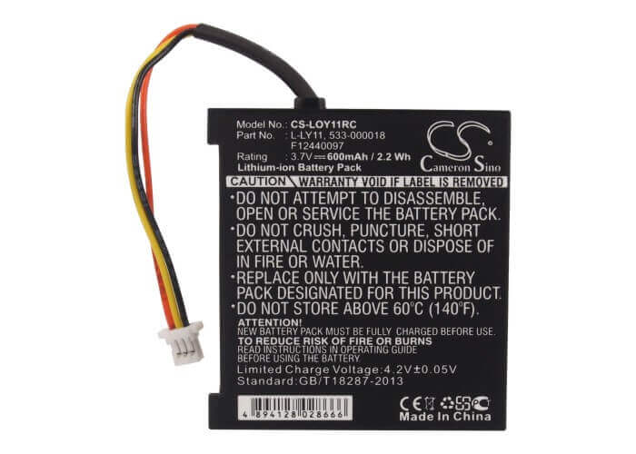 Battery For Logitech Mx Revolution, Gaming Headset G930, G930 3.7v, 600mah - 2.22wh Keyboard,Mouse Cameron Sino Technology Limited   