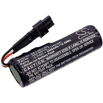 3.7V, Li-ion, 3400mAh, Speaker battery fits Logitech, Conferencecam Connect, Ears Boom 2, 12.58Wh