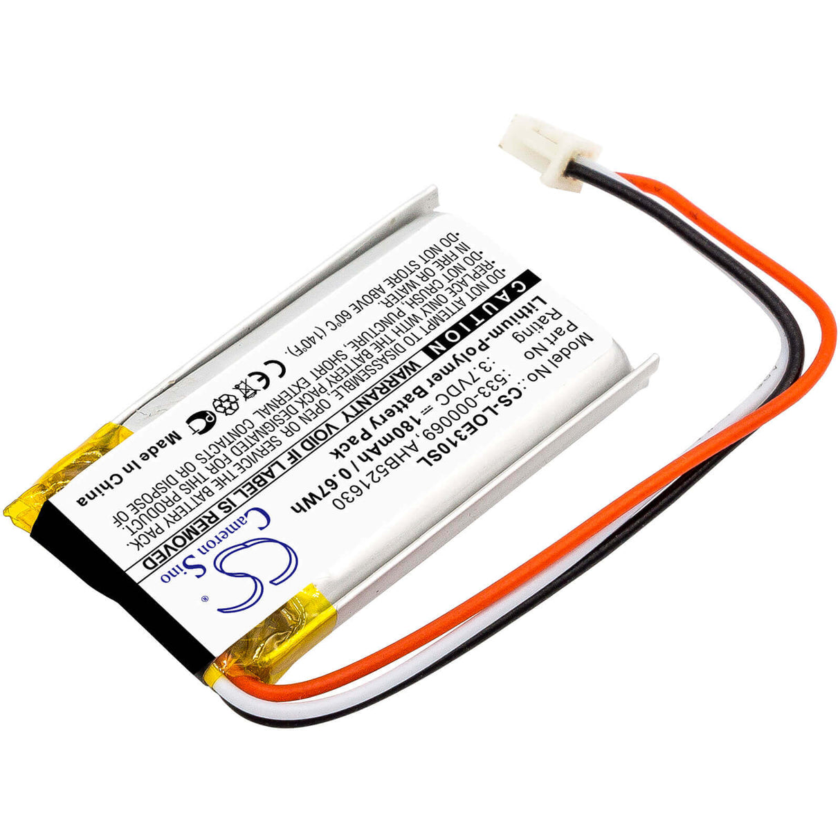 Battery For Logitech, Ue310, Ue3500, Ue4500 3.7v, 220mah - 0.81wh Keyboard,Mouse Cameron Sino Technology Limited   