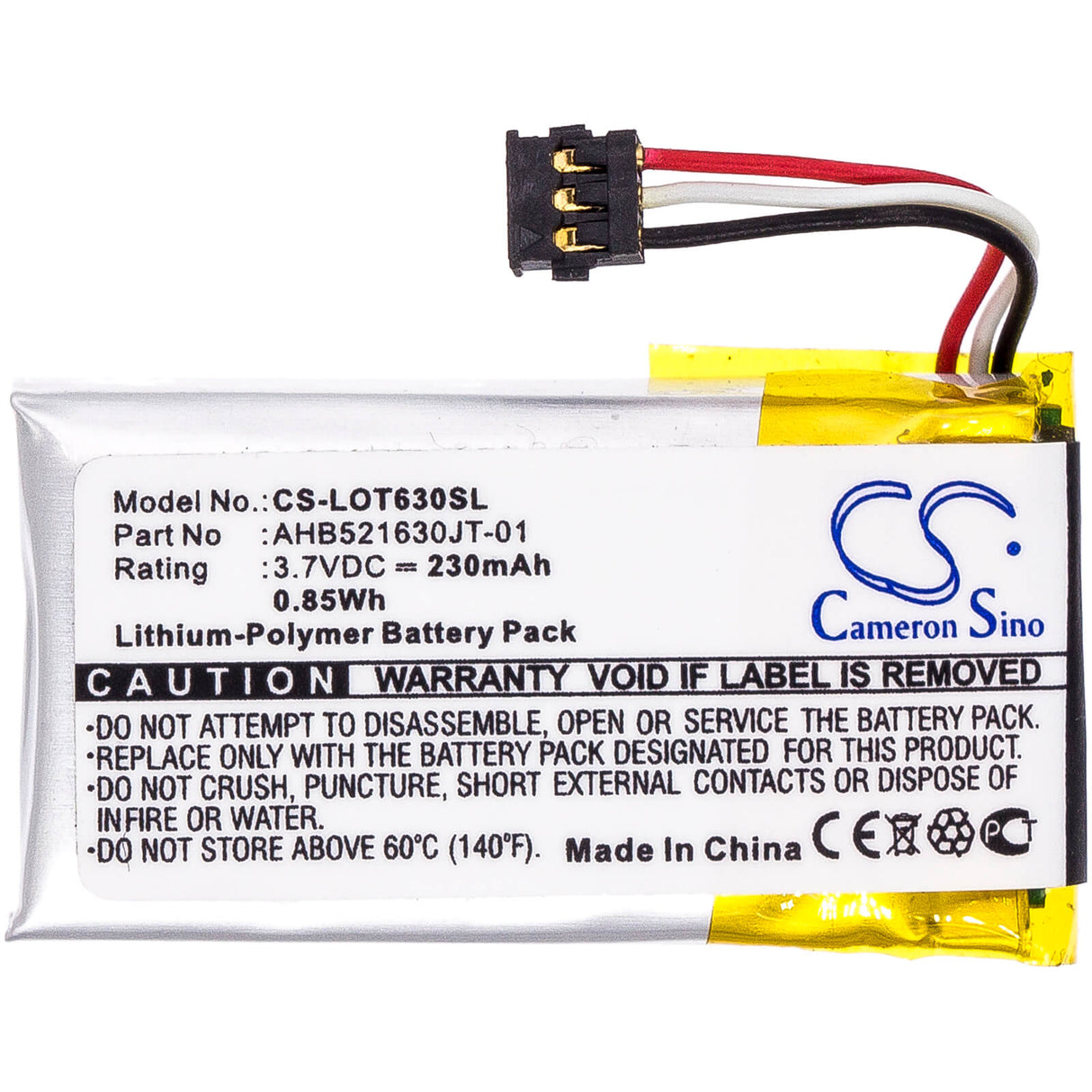 Battery For Logitech Ultrathim Touch Mouse T630, N-r0044, H600 3.7v, 230mah - 0.85wh Batteries for Electronics Cameron Sino Technology Limited   