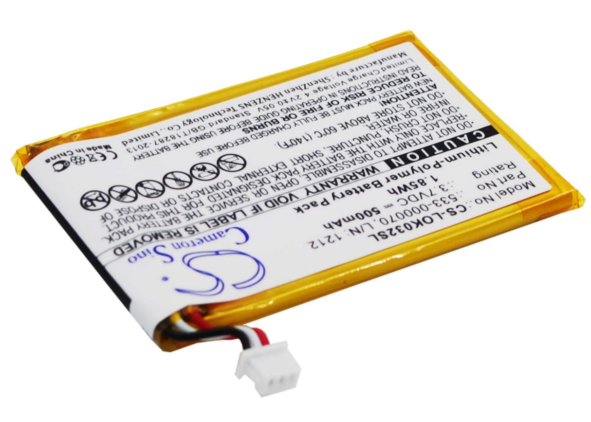 Battery For Logitech Ultratin Keyboard Cover, Y-r0032 3.7v, 500mah - 1.85wh Keyboard,Mouse Cameron Sino Technology Limited   