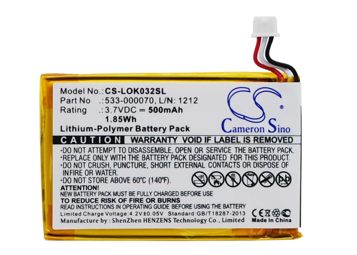 Battery For Logitech Ultratin Keyboard Cover, Y-r0032 3.7v, 500mah - 1.85wh Keyboard,Mouse Cameron Sino Technology Limited   