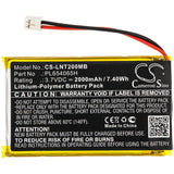 Battery For Luvion, Prestige Touch 2 3.7v, 2000mah - 7.40wh BabyPhone Cameron Sino Technology Limited   