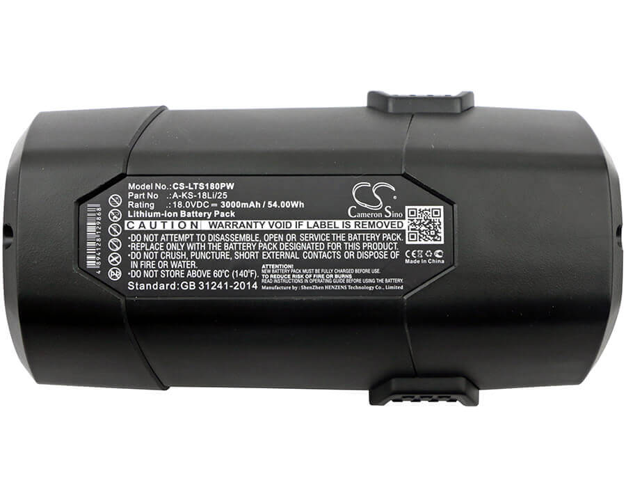 Battery For Lux-tools, A-ks-18li/25 18v, 3000mah - 54.00wh Power Tools Cameron Sino Technology Limited (Power Tools)   