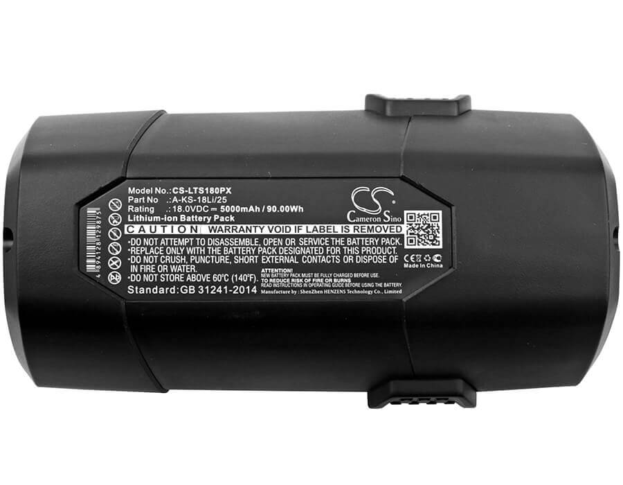 Battery For Lux-tools, A-ks-18li/25 18v, 5000mah - 90.00wh Power Tools Cameron Sino Technology Limited (Power Tools)   