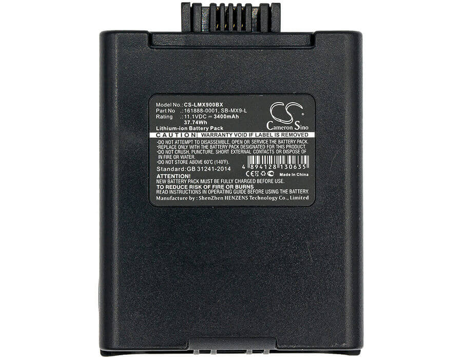 Battery For Lxe, Fc3, Mx9, Mx9380, Mx9381, Mx9a1b1b1f1a0us 11.1v, 3400mah - 37.74wh Barcode Scanner Cameron Sino Technology Limited   