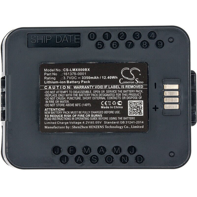 Battery For Lxe, Mx8 3.7v, 3350mah - 12.40wh Barcode Scanner Cameron Sino Technology Limited   