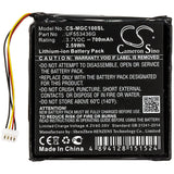 Battery For Magellan, Cyclo 100, Cyclo100 3.7v, 700mah - 2.59wh GPS, Navigator Cameron Sino Technology Limited   