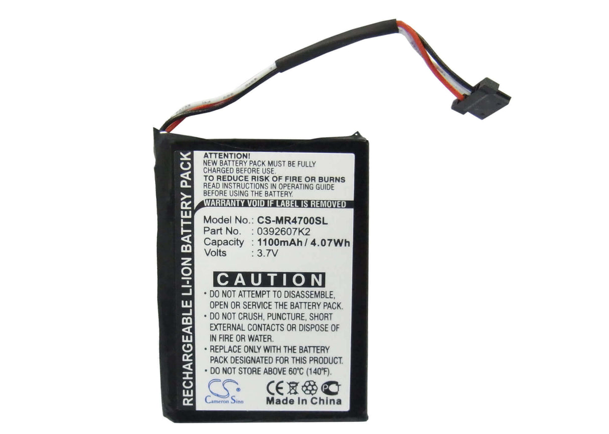 Battery For Magellan Ma4700sgxuc, Maestro 4700, 3.7v, 1100mah - 4.07wh GPS, Navigator Cameron Sino Technology Limited   