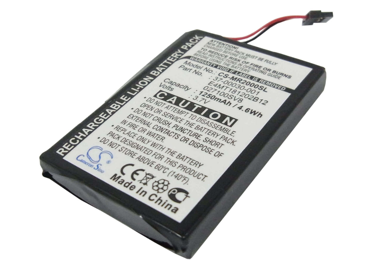 Battery For Magellan Maestro 3100, Roadmate 2000, Roadmate 2200t 3.7v, 1250mah - 4.63wh GPS, Navigator Cameron Sino Technology Limited   