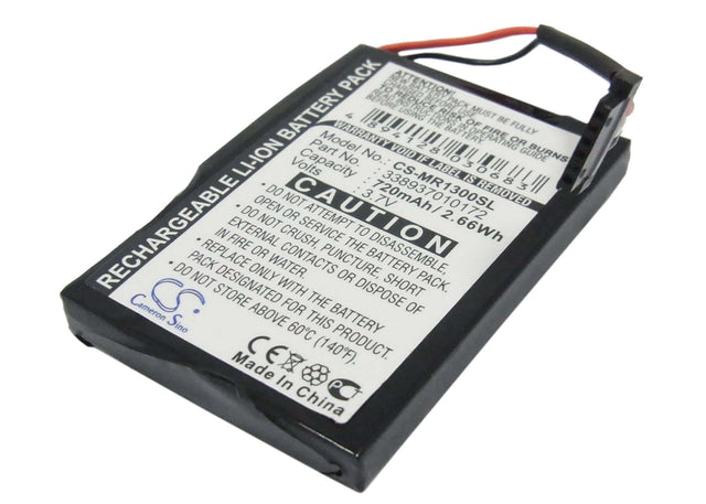 Battery For Magellan Roadmate 1300, Roadmate 1340, 3.7v, 720mah - 2.66wh GPS, Navigator Cameron Sino Technology Limited   