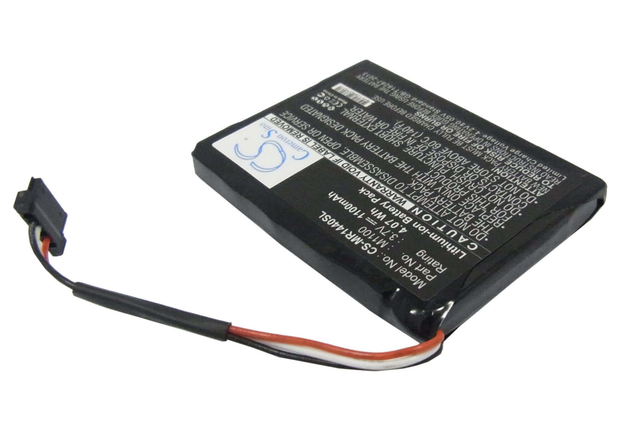 Battery For Magellan Roadmate 1440 3.7v, 1100mah - 4.07wh GPS, Navigator Cameron Sino Technology Limited   