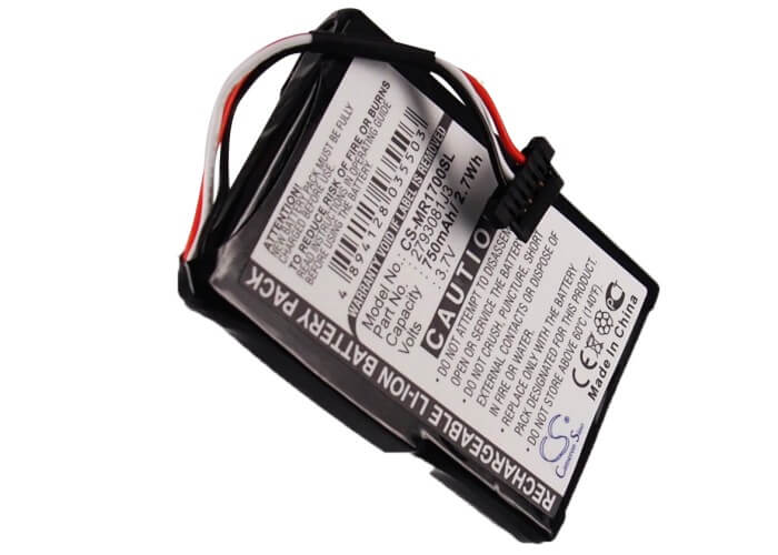 Battery For Magellan Roadmate 1700 3.7v, 750mah - 2.78wh GPS, Navigator Cameron Sino Technology Limited   