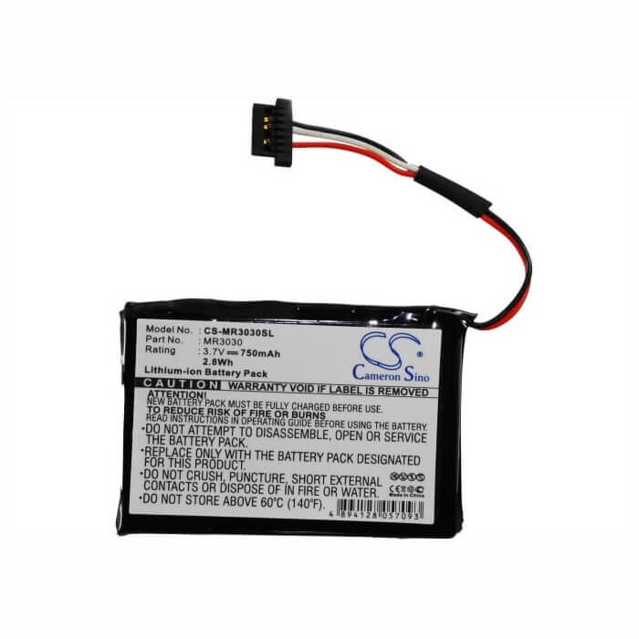 Battery For Magellan Roadmate 3030, Roadmate 3030-lm, 3.7v, 750mah - 2.78wh GPS, Navigator Cameron Sino Technology Limited   