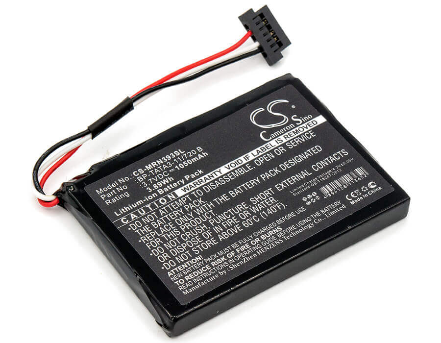 Battery For Magellan Roadmate N393m-4300 3.7v, 1050mah - 3.89wh GPS, Navigator Cameron Sino Technology Limited   