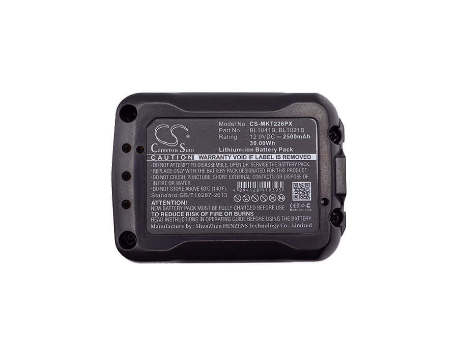 Battery For Makita, 12v Max Cxt Tool, 12-volt Max Cxt, Ct226 12v, 2500mah - 30.00wh Power Tools Cameron Sino Technology Limited (Power Tools)   