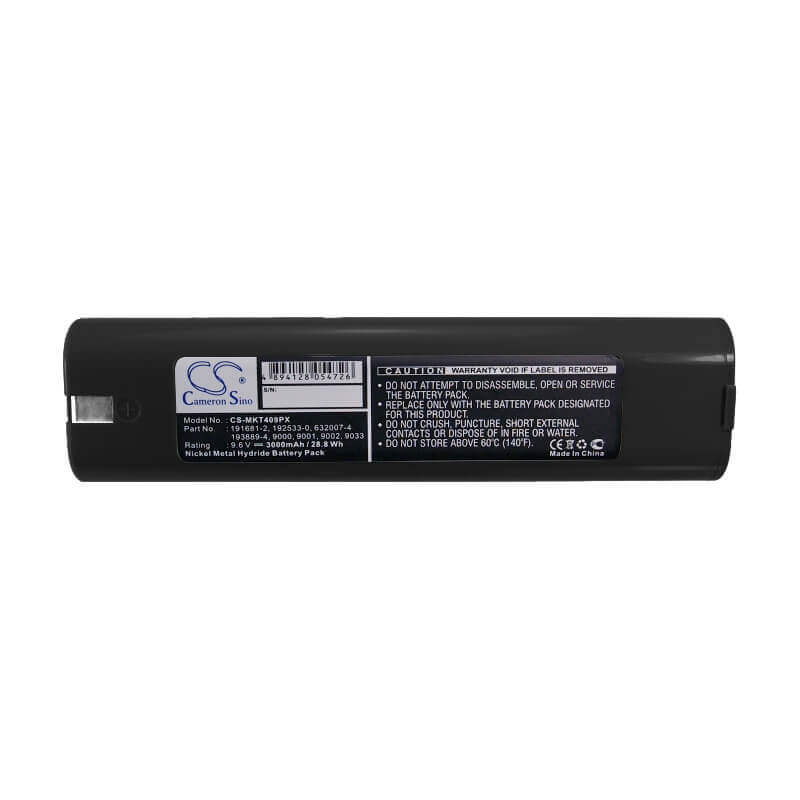 Battery For Makita 4000, 4093d, 4093dw 9.6v, 3000mah - 28.80wh Batteries for Electronics Cameron Sino Technology Limited   