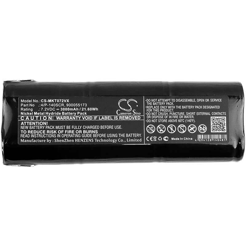 Battery For Makita, 4072d, 4072dw 7.2v, 3000mah - 14.40wh Vacuum Cameron Sino Technology Limited   