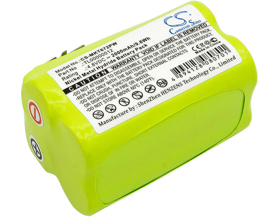 Battery For Makita 6722d, 6722dw, 6723dw 4.8v, 2000mah - 9.60wh Power Tools Cameron Sino Technology Limited (Power Tools)   