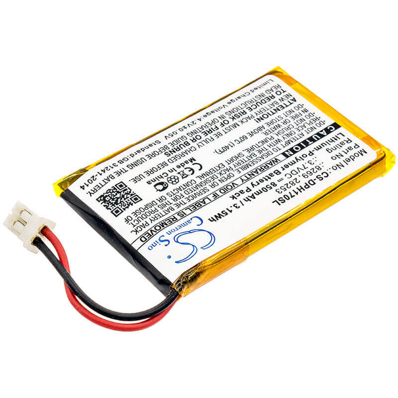 Battery For Marmitek, 210, Doorphone 170, Vdp210bp 3.7v, 850mah - 3.15wh Home Security Camera Cameron Sino Technology Limited   