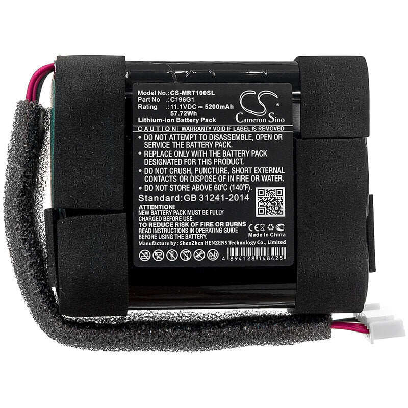 Battery For Marshall, Tufton 11.1v, 5200mah - 57.72wh Speaker Cameron Sino Technology Limited   