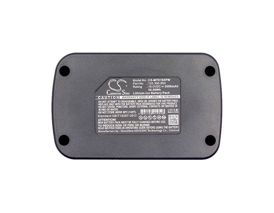 Battery For Matrix, Ak 18-1-li 18v, 2000mah - 36.00wh Power Tools Cameron Sino Technology Limited (Power Tools)   