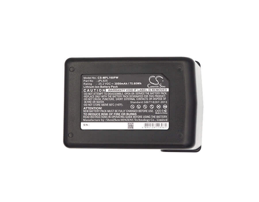 Battery For Max, 34g808, Rebar Pjrc160 25.2v, 3000mah - 75.60wh Power Tools Cameron Sino Technology Limited (Power Tools)   