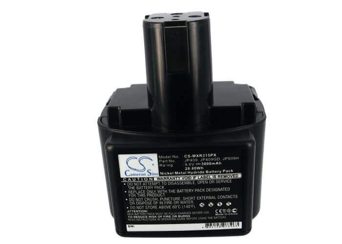 Battery For Max Rebar Rb215, Rb315, Rb392 9.6v, 3000mah - 28.80wh Power Tools Cameron Sino Technology Limited (Power Tools)   