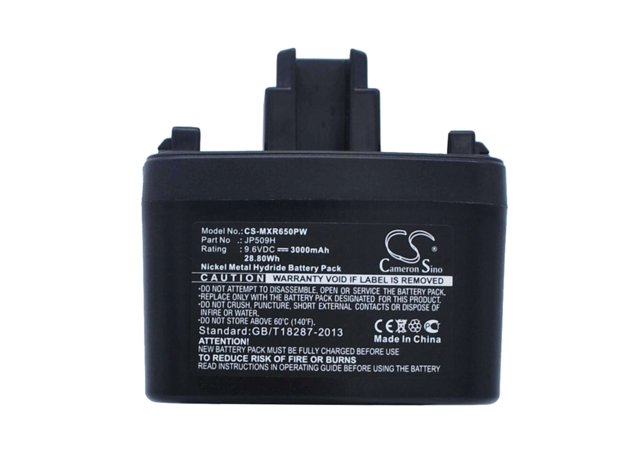 Battery For Max Rebar Rb650, Rb650a, Rb655 9.6v, 3000mah - 28.80wh Power Tools Cameron Sino Technology Limited (Suspended)   