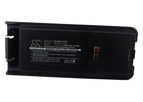 Two-Way Radio Battery For Maxon Sp300, Sp310, Sp320 7.2v, 2500mah - 18.00wh Two-Way Radio Cameron Sino Technology Limited   