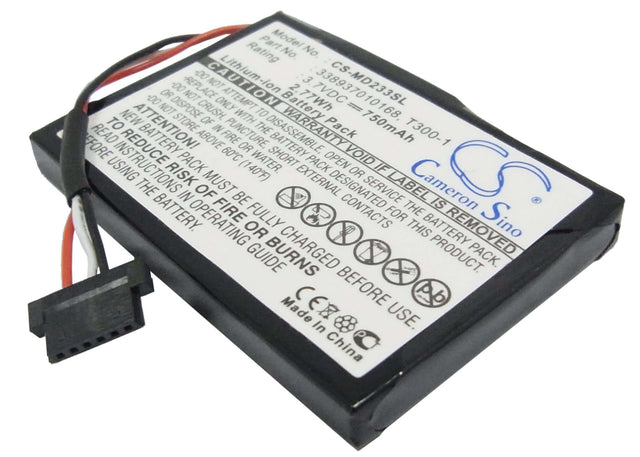 Battery For Medion Gopal E4430, Gopal E4435, Gopal E5455 3.7v, 750mah - 2.78wh GPS, Navigator Cameron Sino Technology Limited   