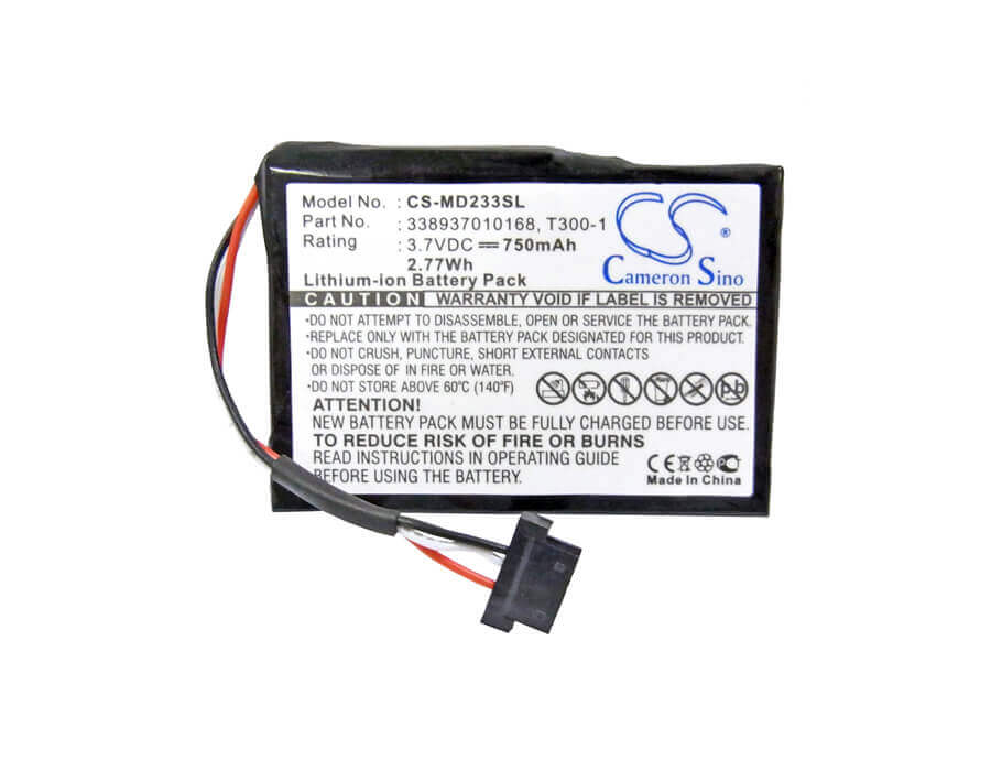 Battery For Medion Gopal E4430, Gopal E4435, Gopal E5455 3.7v, 750mah - 2.78wh GPS, Navigator Cameron Sino Technology Limited   