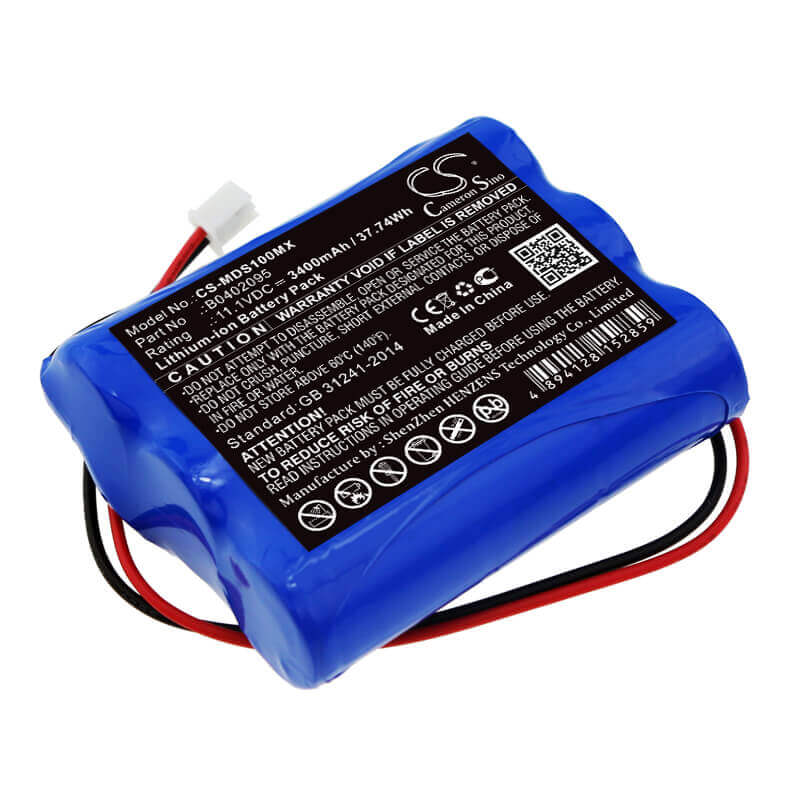 Battery For Medsonic, Mscpr-1a 11.1v, 3400mah - 37.74wh Medical Cameron Sino Technology Limited (Medical)   