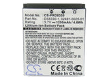 Battery For Megapix Vx8 3.7v, 1250mah - 4.63wh Camera Cameron Sino Technology Limited   