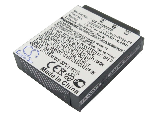 Battery For Megapix Vx8 3.7v, 1250mah - 4.63wh Camera Cameron Sino Technology Limited   