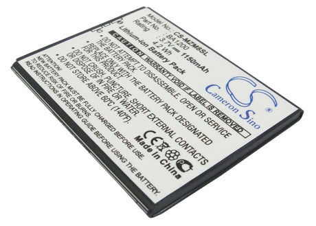 Battery For Meizu M8, M8 8gb, M8 16gb 3.7v, 1150mah - 4.26wh Mobile, SmartPhone Cameron Sino Technology Limited (Suspended)   