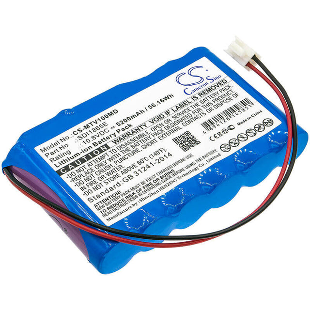 Battery For Mekics, Mtv 1000, 10.8v, 5200mah - 56.16wh Medical Cameron Sino Technology Limited (Medical)   