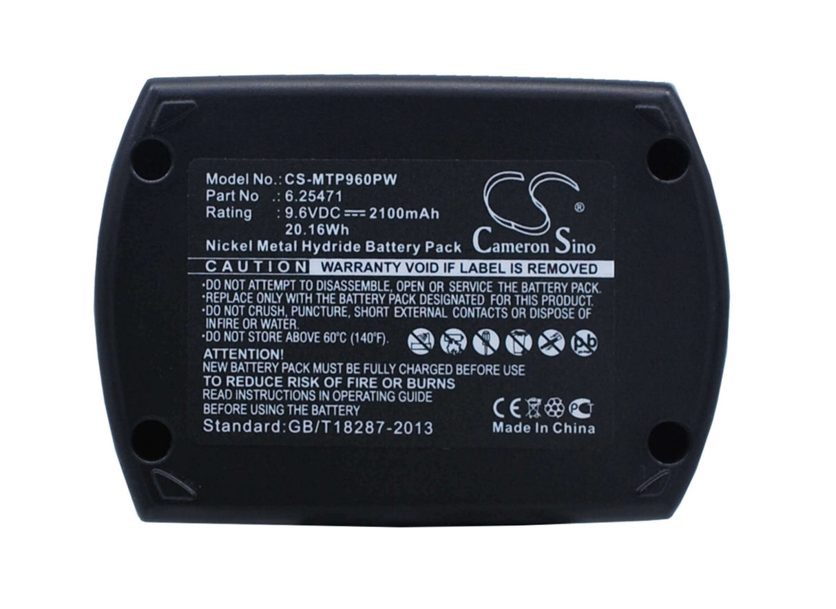 Battery For Metabo Bs 9.6, Bs9.6, Bsp9.6 9.6v, 2100mah - 20.16wh Power Tools Cameron Sino Technology Limited (Power Tools)   