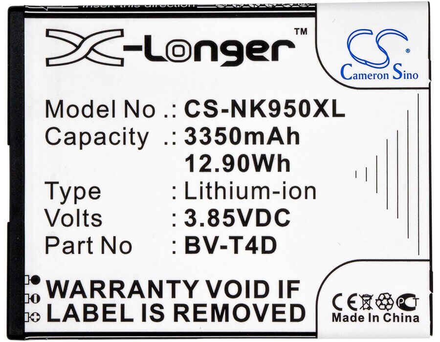 Battery For Microsoft, Cityman, Lumia 950 Xl, Lumia 950 Xl Dual Sim 3.85v, 3350mah - 12.90wh Mobile, SmartPhone Cameron Sino Technology Limited   