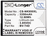 Battery For Microsoft, Cityman, Lumia 950 Xl, Lumia 950 Xl Dual Sim 3.85v, 3350mah - 12.90wh Mobile, SmartPhone Cameron Sino Technology Limited   