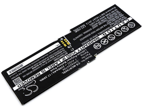 Battery For Microsoft, Cr7-00005, Surface Cr7 13.5" 7.4v, 2350mah - 17.39wh Tablet Cameron Sino Technology Limited   