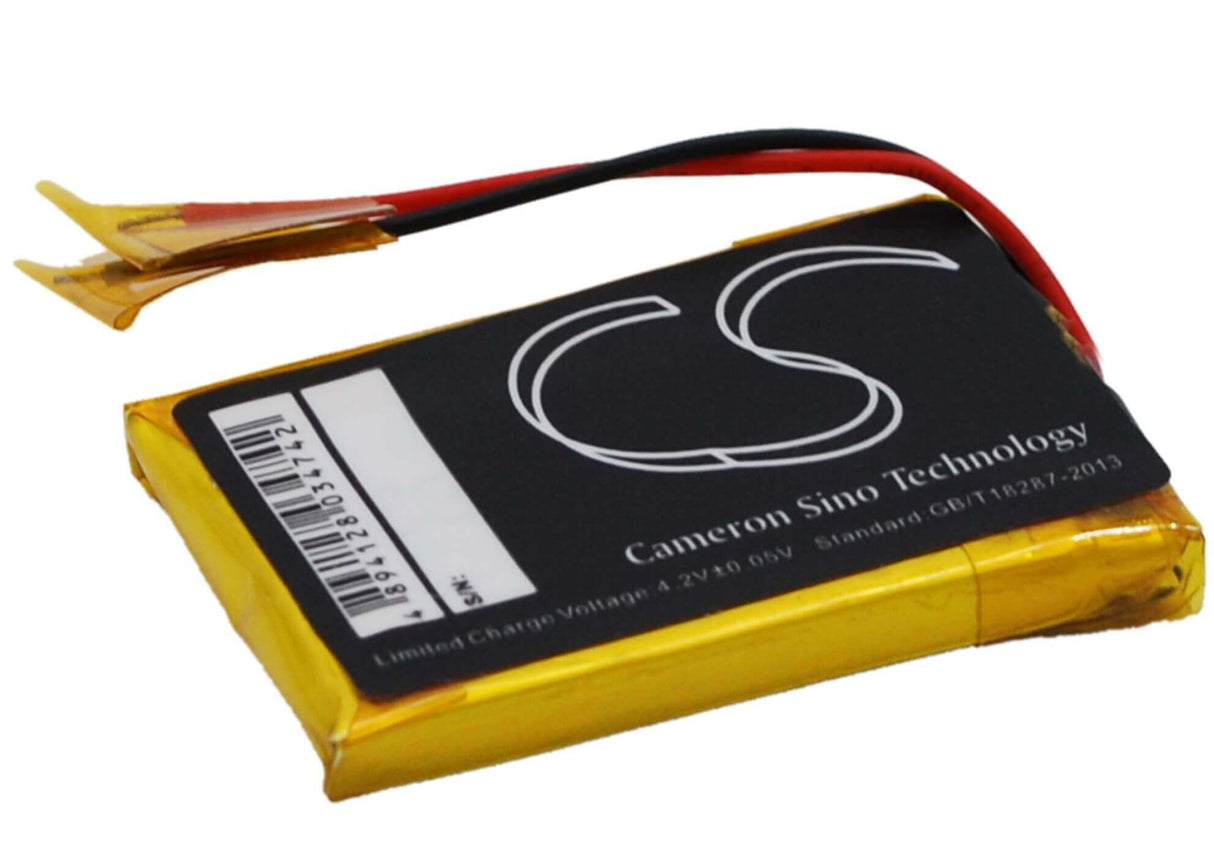 Battery For Microsoft Lifechat Zx-6000 3.7v, 180mah - 0.67wh Wireless Headset Cameron Sino Technology Limited   