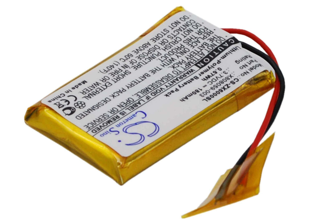 Battery For Microsoft Lifechat Zx-6000 3.7v, 180mah - 0.67wh Wireless Headset Cameron Sino Technology Limited   