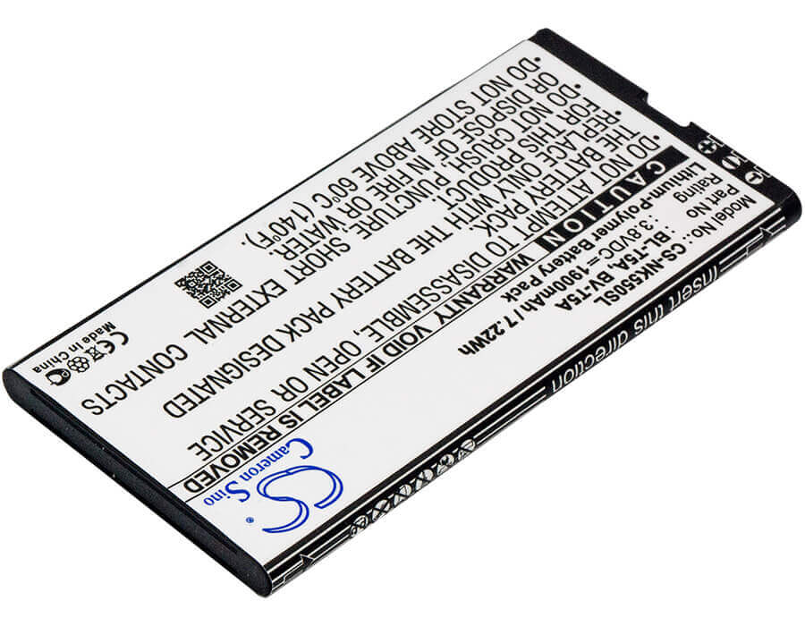 Battery For Microsoft, Lumia 550, Lumia 730 3.8v, 1900mah - 7.22wh Mobile, SmartPhone Cameron Sino Technology Limited   