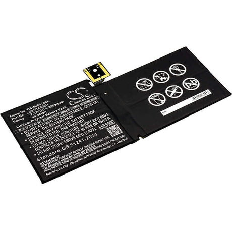 Battery For Microsoft, Surface Pro 5, Surface Pro 5 1796' 7.57v, 5900mah - 44.66wh Tablet Cameron Sino Technology Limited   