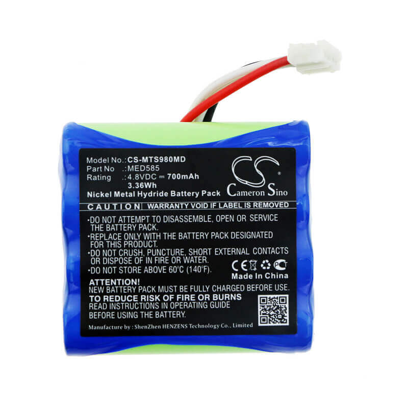 Battery For Microtac, Infinity Sa9800 4.8v, 700mah - 3.36wh Medical Cameron Sino Technology Limited (Medical)   