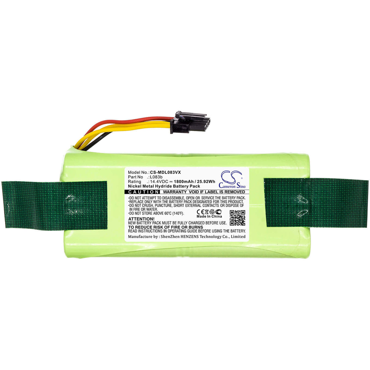 Battery For Midea, R1-l081a, R1-l083b, R1-l085b 14.4v, 1800mah - 14.40wh Vacuum Cameron Sino Technology Limited   