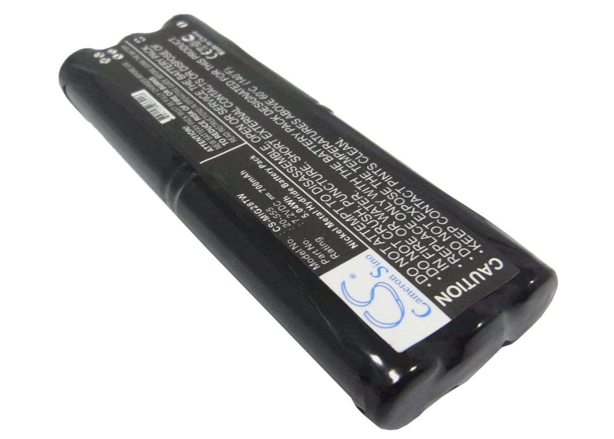 Battery For Midland G-28, G-30 7.2v, 700mah - 5.04wh Two-Way Radio Cameron Sino Technology Limited   