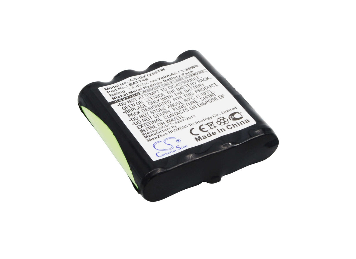 Battery For Midland Gxt200, Gxt250, G223 4.8v, 700mah - 3.36wh Two-Way Radio Cameron Sino Technology Limited   